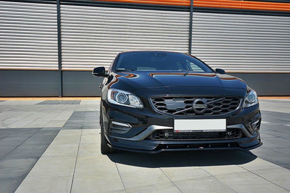 Front Ansatz V.1 für Volvo V60 Polestar Facelift schwarz matt