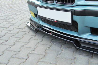 Front Ansatz V.2 für BMW M3 E36 schwarz Hochglanz