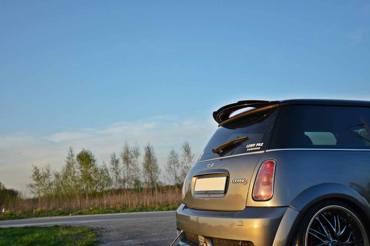 Spoiler CAP für MINI R53 COOPER S JCW schwarz matt