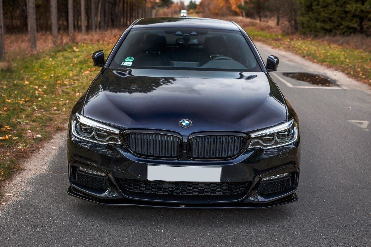 Front Ansatz V.2 für BMW 5er G30/ G31 M-Paket schwarz Hochglanz