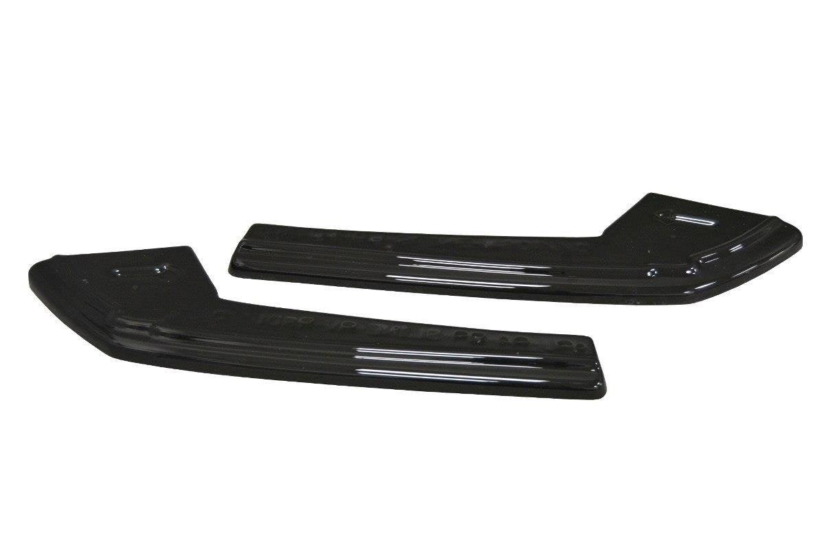 Heck Ansatz Flaps Diffusor für Audi A4 B9 S-Line Carbon Look