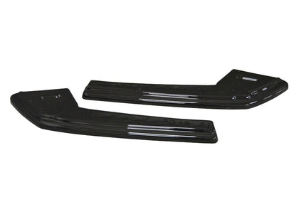Heck Ansatz Flaps Diffusor für Audi A4 B9 S-Line Carbon Look