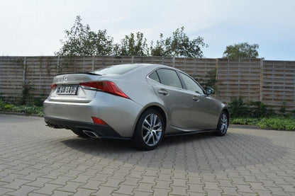 Spoiler CAP für Lexus IS Mk3 schwarz Hochglanz