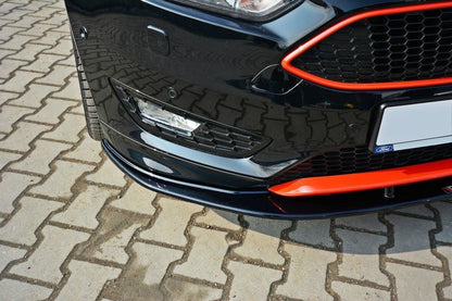 Front Ansatz V.1 für Ford Focus ST-Line Mk3 FL Carbon Look