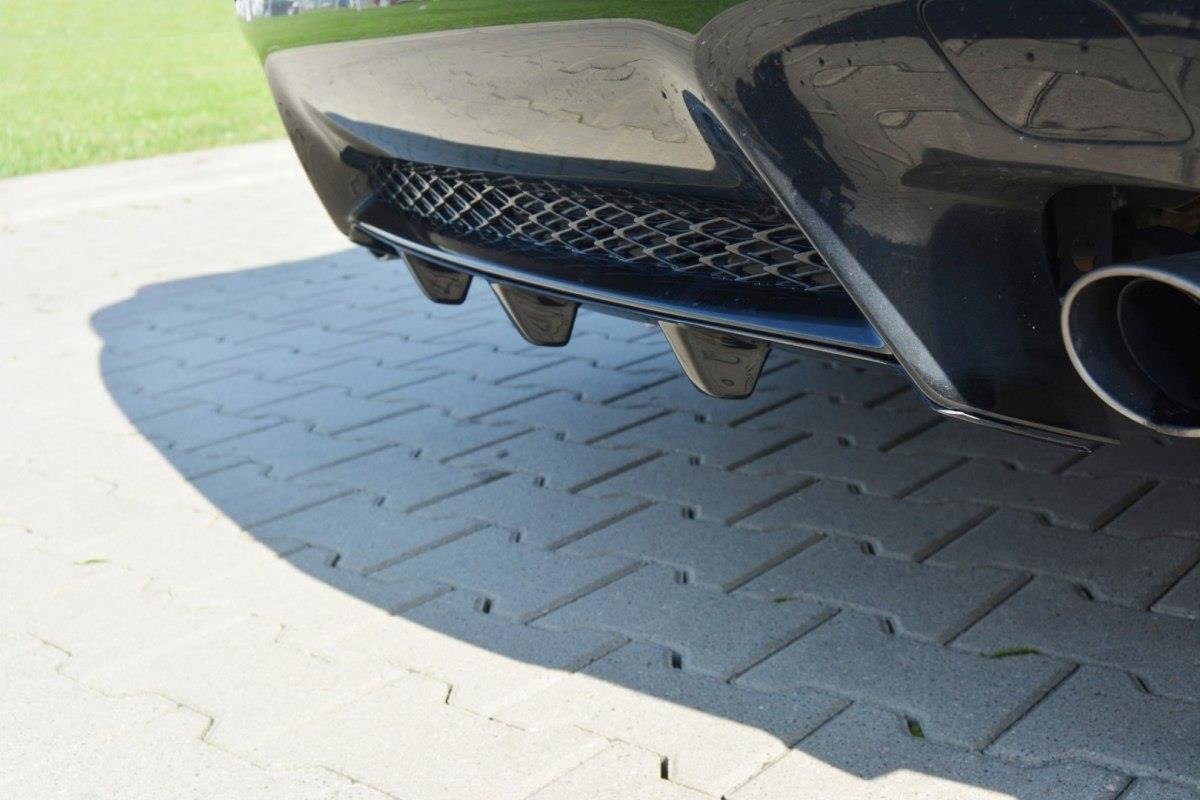 Diffusor Heck Ansatz für Lexus RC F schwarz matt