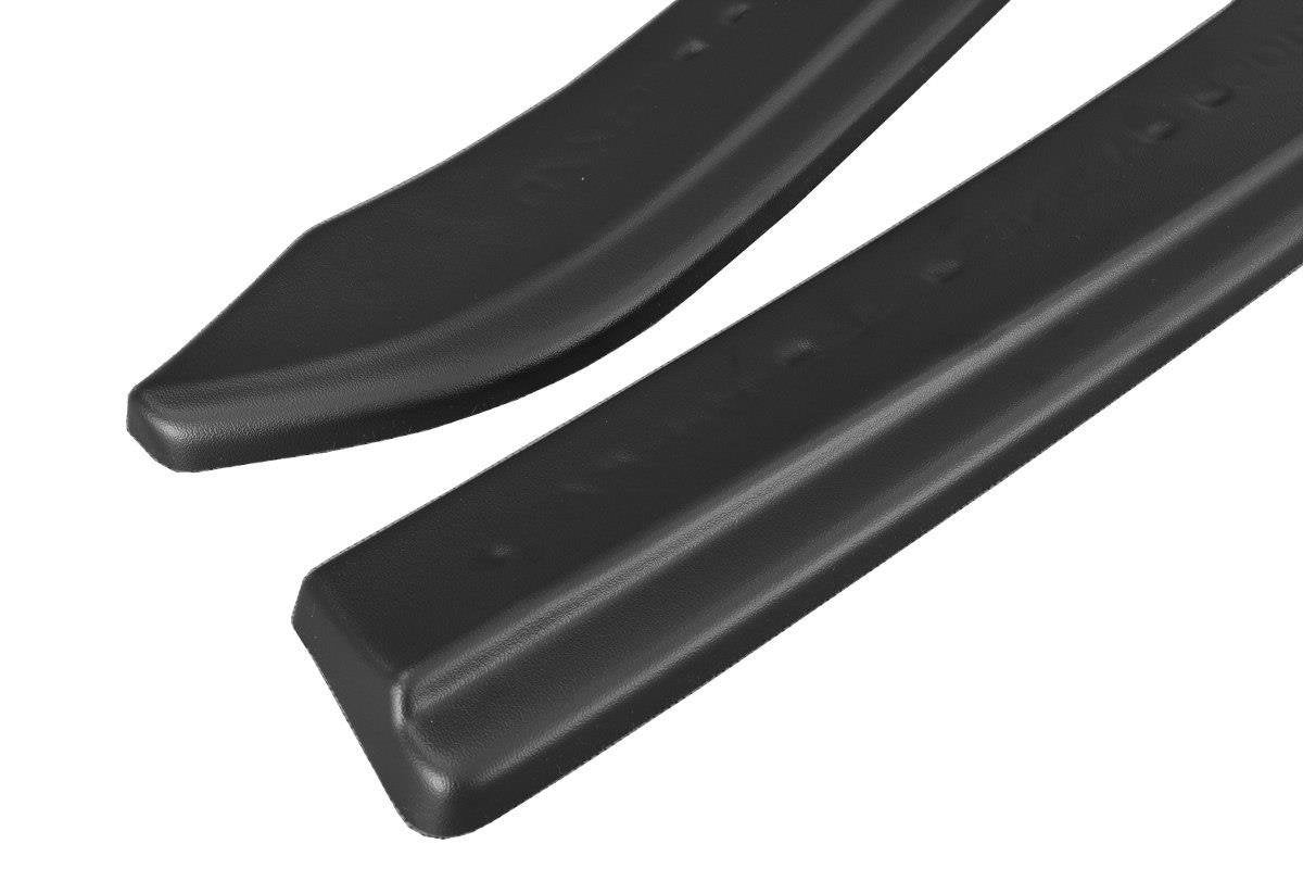 Heck Ansatz Flaps Diffusor für Vw Passat B7 R-Line Variant schwarz matt