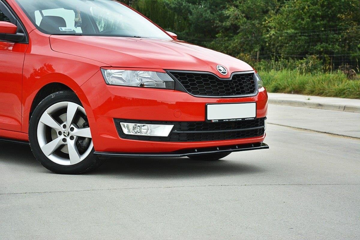 Front Ansatz V.2 für Skoda Rapid Carbon Look