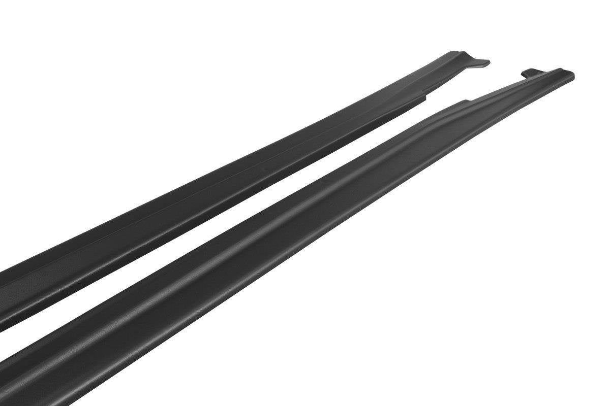 Seitenschweller Ansatz für Mercedes A W176/ CLA 117 AMG/ CLA 117 AMG LINE Facelift schwarz matt