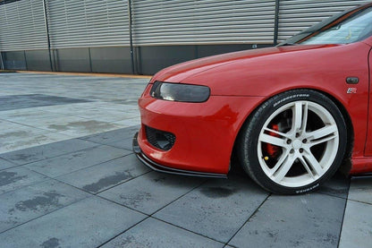 Front Ansatz für v.1 Seat Leon Mk1 Cupra schwarz matt