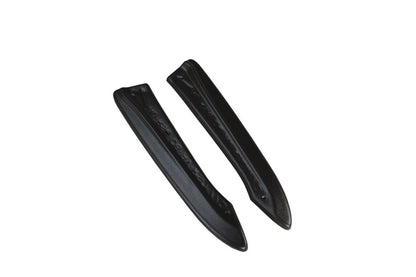 Heck Ansatz Flaps Diffusor für Audi RS6 C6 Avant schwarz matt