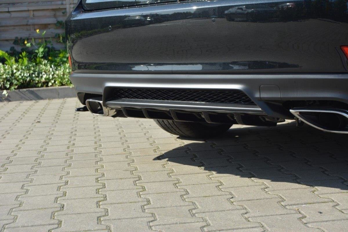Diffusor Heck Ansatz für Lexus IS Mk3 Facelift T Carbon Look