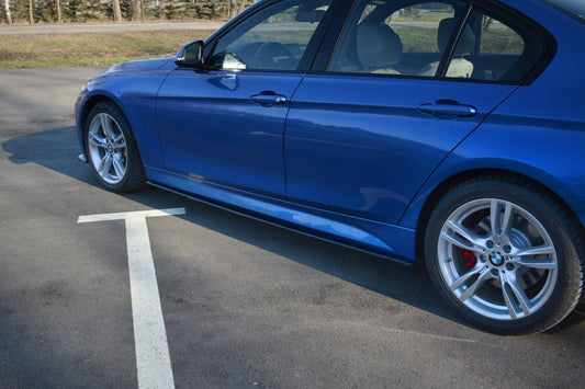 Seitenschweller Ansatz für BMW 3er F30 PHASE-II SEDAN M-SPORT Carbon Look