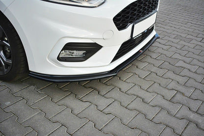 Front Ansatz V.2 für Ford Fiesta Mk8 ST / ST-Line schwarz matt