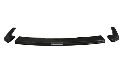 Mittlerer Diffusor Heck Ansatz für Audi A4 B9 S-Line schwarz Hochglanz