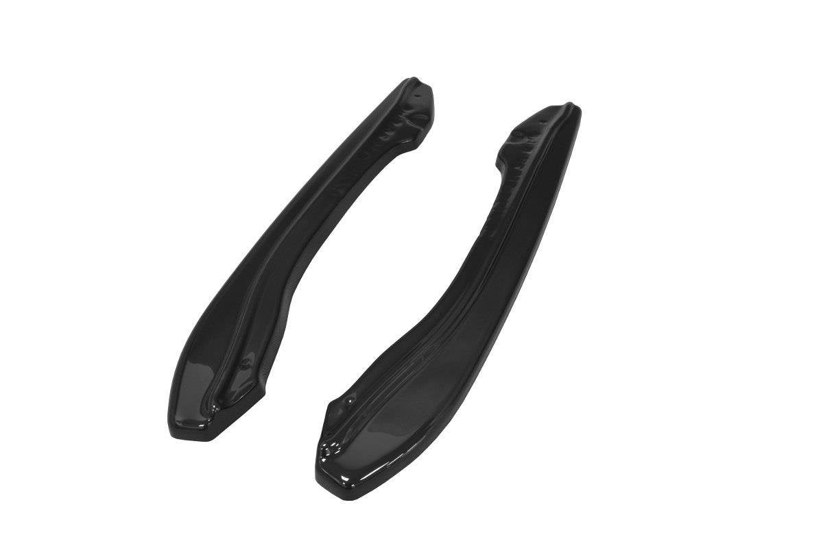 Heck Ansatz Flaps Diffusor für BMW M6 E63 schwarz matt