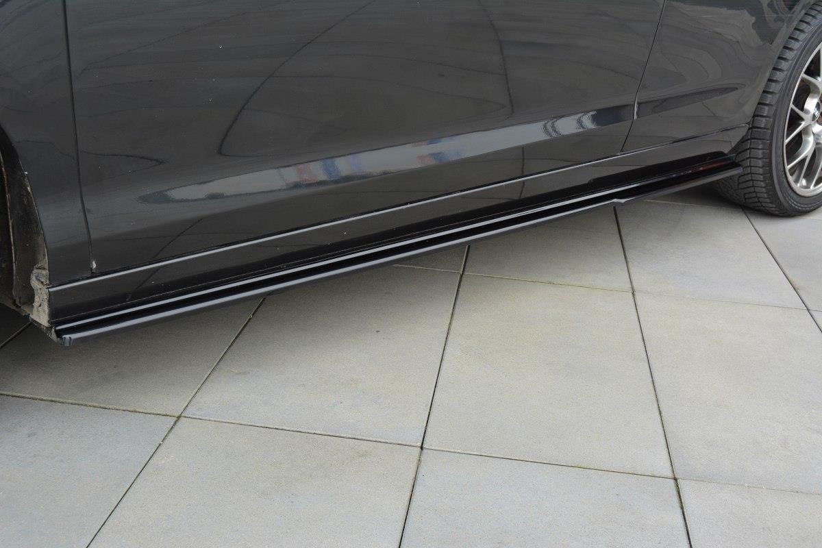 Seitenschweller Ansatz für Renault Laguna mk 3 Coupe Carbon Look