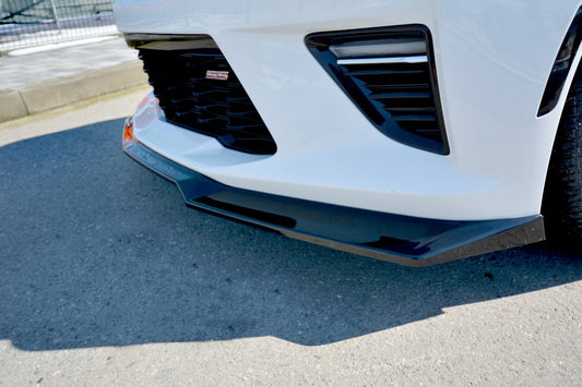 Front Ansatz V.1 für CHEVROLET CAMARO 6TH-GEN. PHASE-I 2SS COUPE Carbon Look