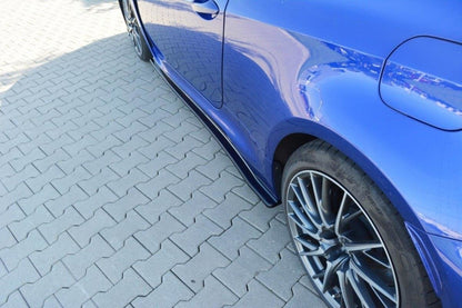 Seitenschweller Ansatz für Lexus RC F schwarz matt