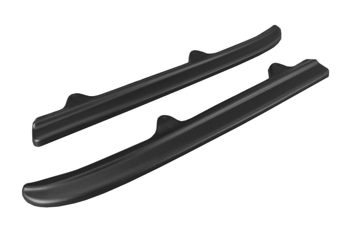 Heck Ansatz Flaps Diffusor für Mercedes CLS C218 schwarz matt