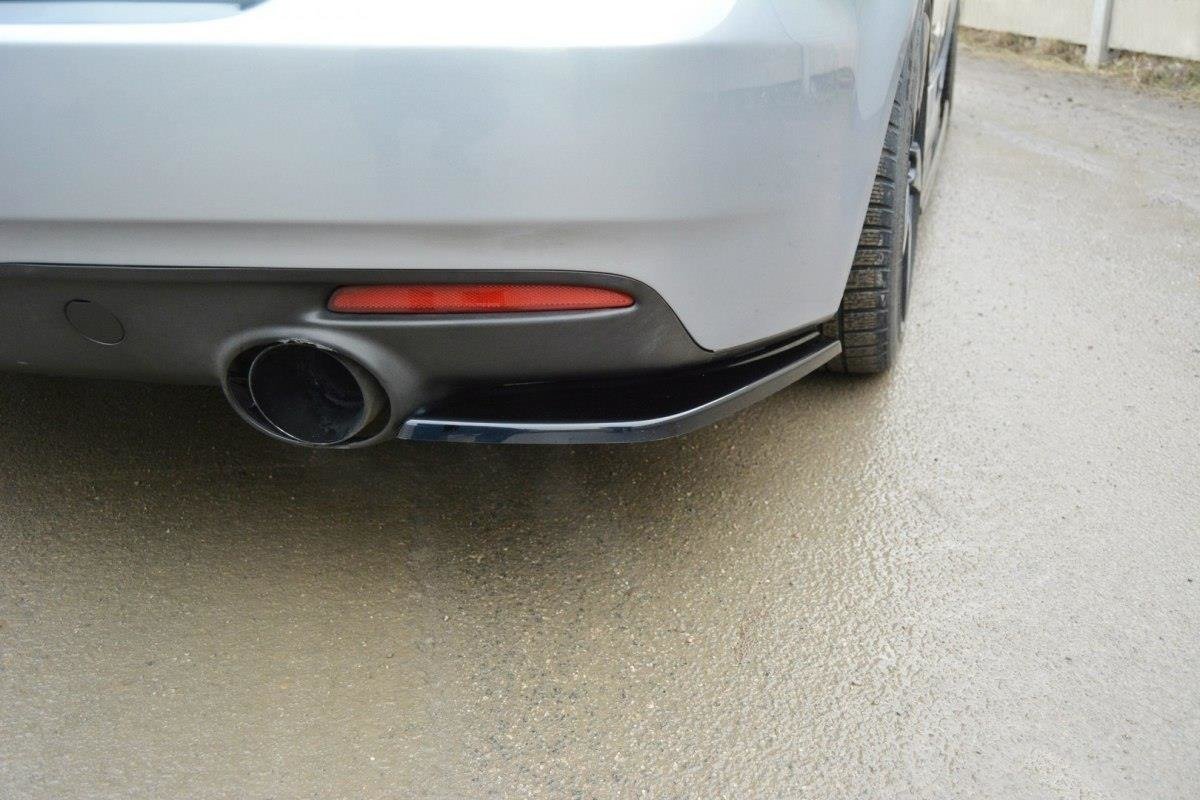 Heck Ansatz Flaps Diffusor für Mazda 6 Mk1 MPS schwarz Hochglanz