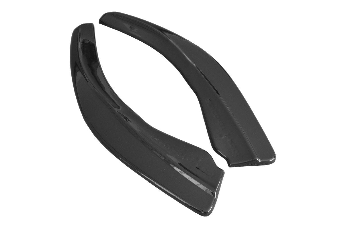 Heck Ansatz Flaps Diffusor für BENTLEY CONTINENTAL GT schwarz matt