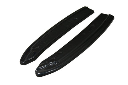 Heck Ansatz Flaps Diffusor für Audi A6 C7 Avant S-line/ S6 C7 Facelift Carbon Look