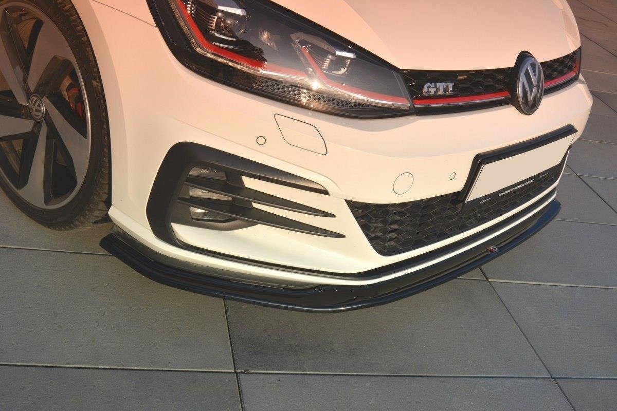 Front Ansatz V.2 für VW GOLF 7 GTI FACELIFT schwarz matt
