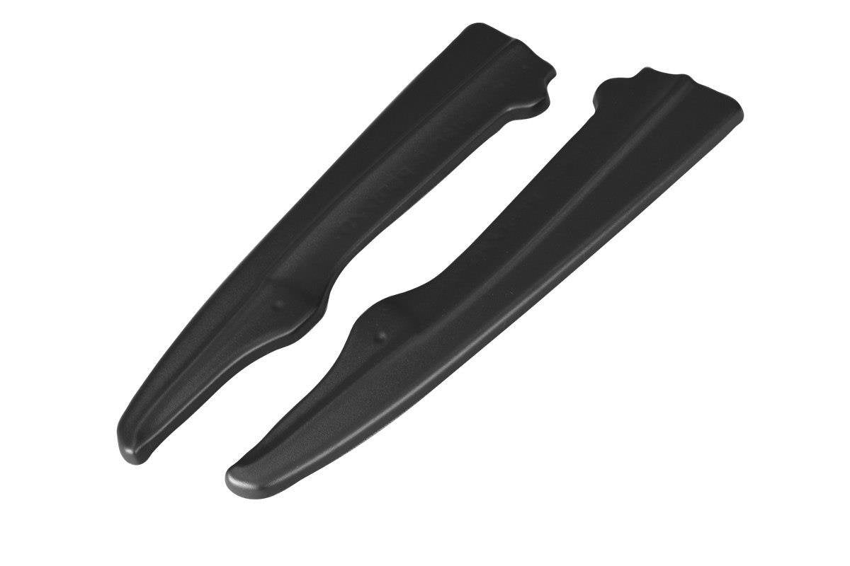 Heck Ansatz Flaps Diffusor für Mercedes E W212 schwarz matt
