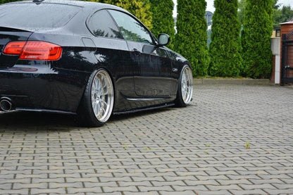 Seitenschweller Ansatz für BMW 3er E92 M Paket FACELIFT Carbon Look