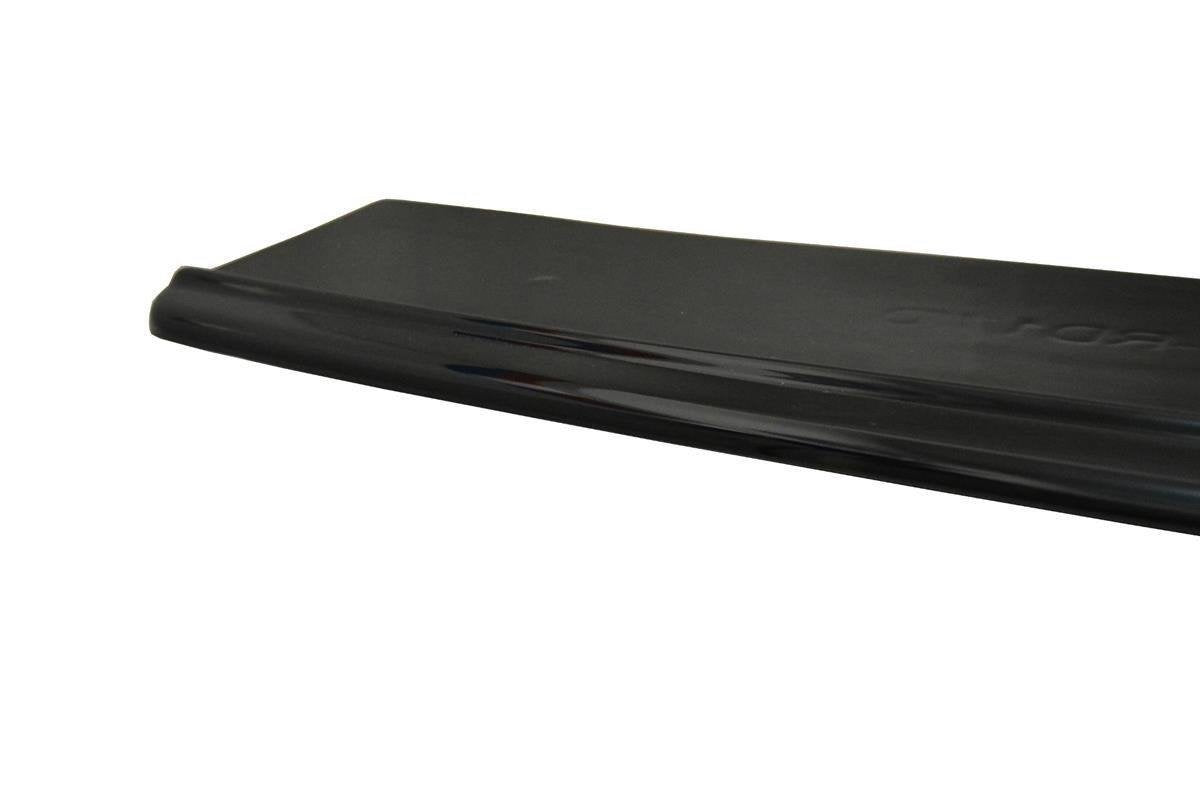 Mittlerer Diffusor Heck Ansatz für Audi A6 C7 Avant S-line Facelift schwarz matt