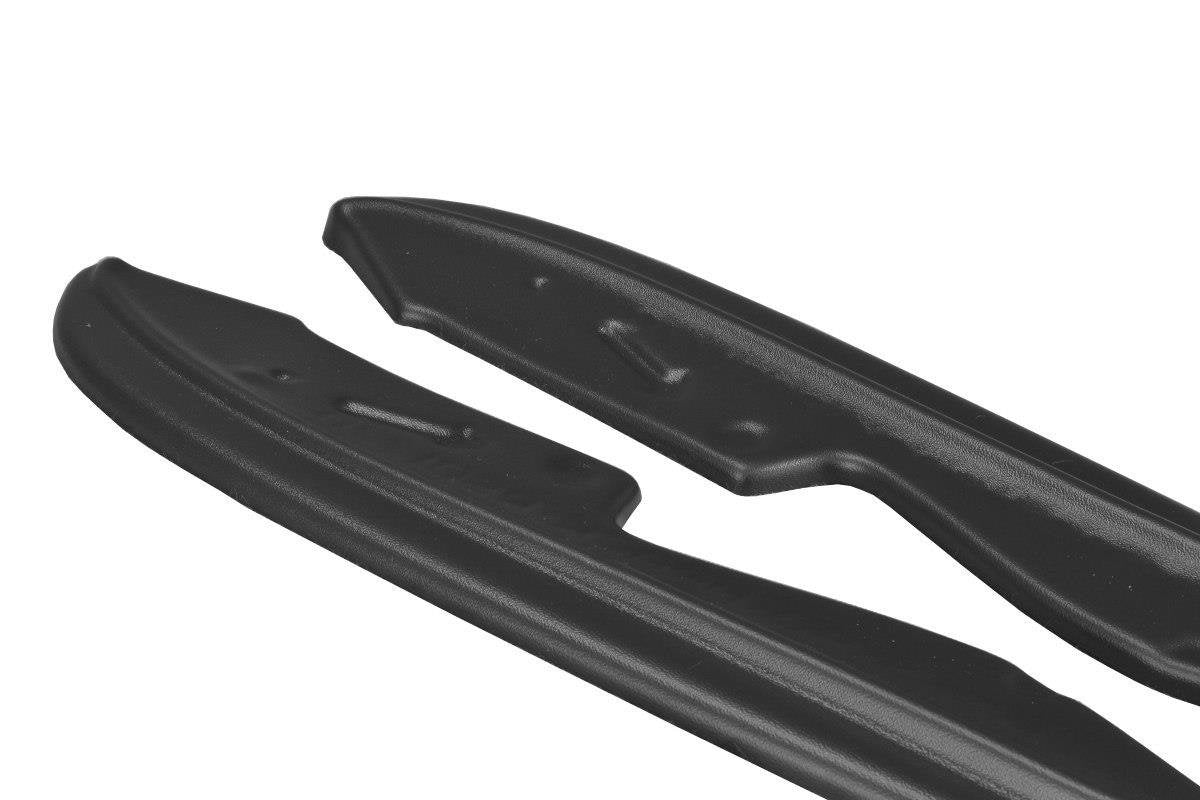 Heck Ansatz Flaps Diffusor für BMW 3er E90 M Paket schwarz Hochglanz