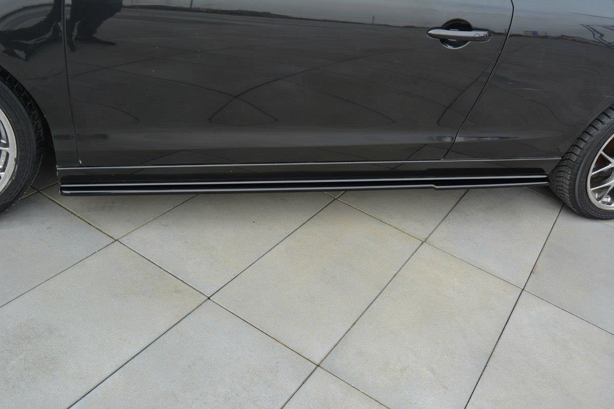 Seitenschweller Ansatz für Renault Laguna mk 3 Coupe Carbon Look