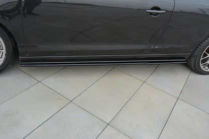Seitenschweller Ansatz für Renault Laguna mk 3 Coupe Carbon Look