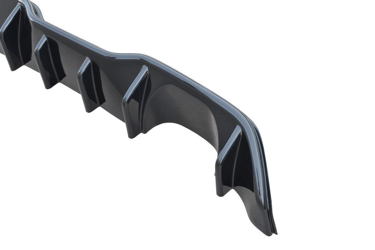 Diffusor Heck Ansatz für Ford Fiesta Mk7 ST Facelift Carbon Look