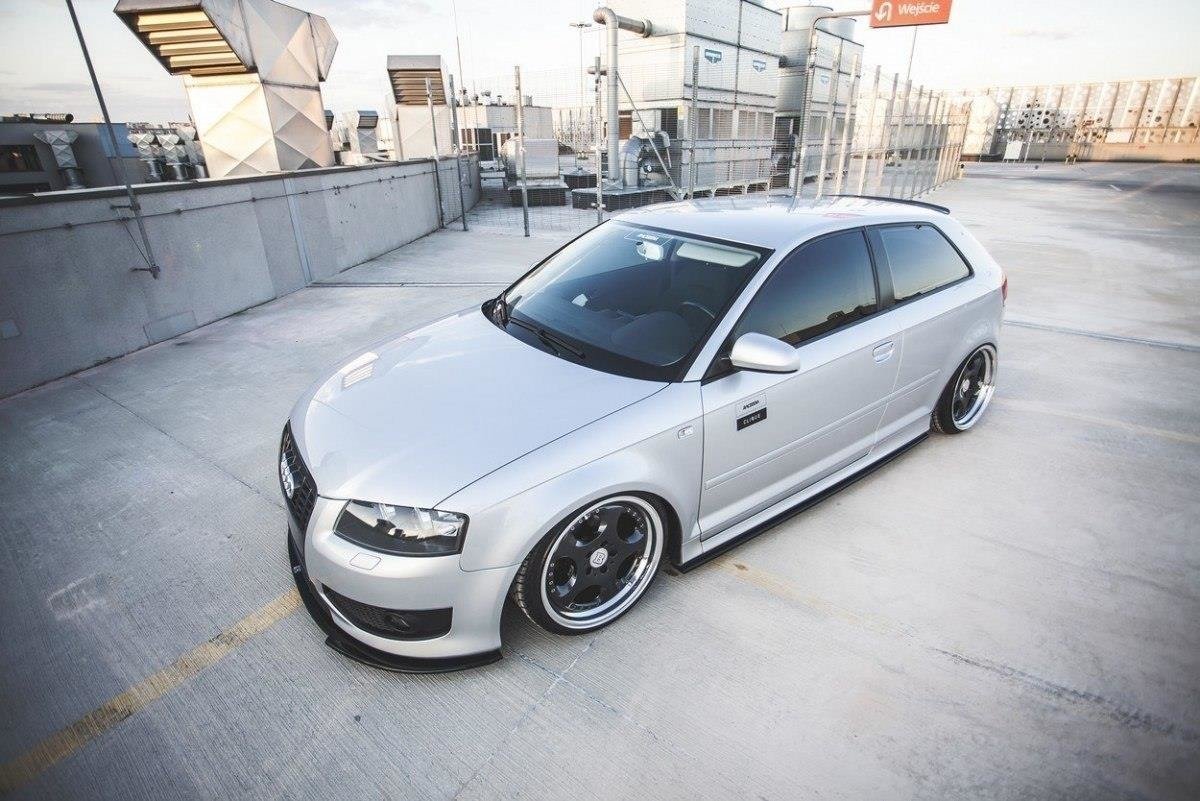 Front Ansatz für Audi S3 8P  schwarz matt
