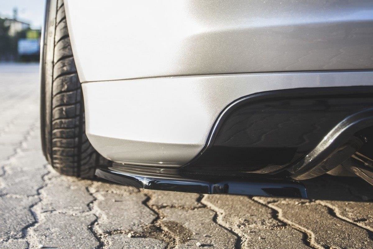 Heck Ansatz Flaps Diffusor für Audi S3 8P / S3 8P FL schwarz Hochglanz