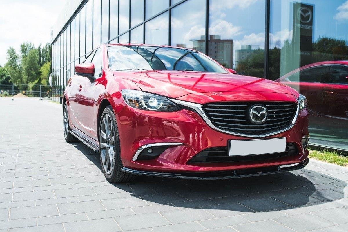 Front Ansatz V.1 für Mazda 6 GJ (Mk3) Facelift Carbon Look