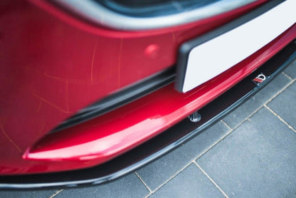 Front Ansatz V.1 für Mazda 6 GJ (Mk3) Facelift schwarz Hochglanz