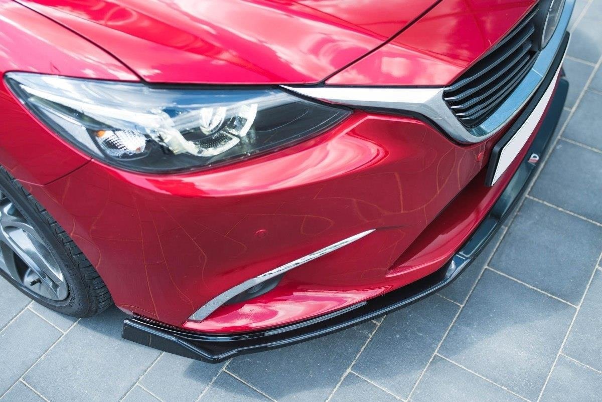 Front Ansatz V.2 für Mazda 6 GJ (Mk3) Facelift Carbon Look