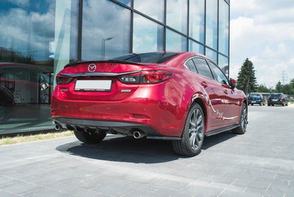 Spoiler CAP für Mazda 6 GJ (Mk3) Facelift schwarz matt