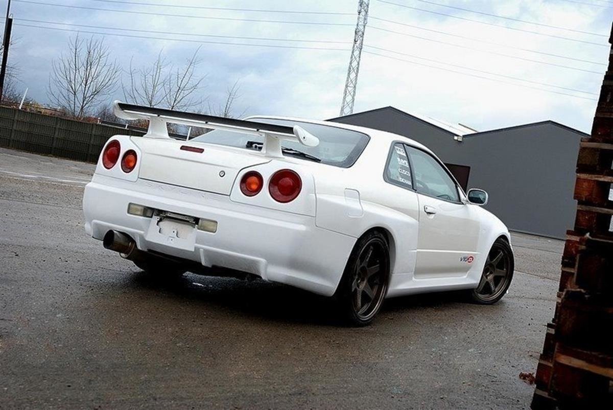 Heck Stoßstange Heckschürze für Nissan Skyline R34 GTR GTR Look
