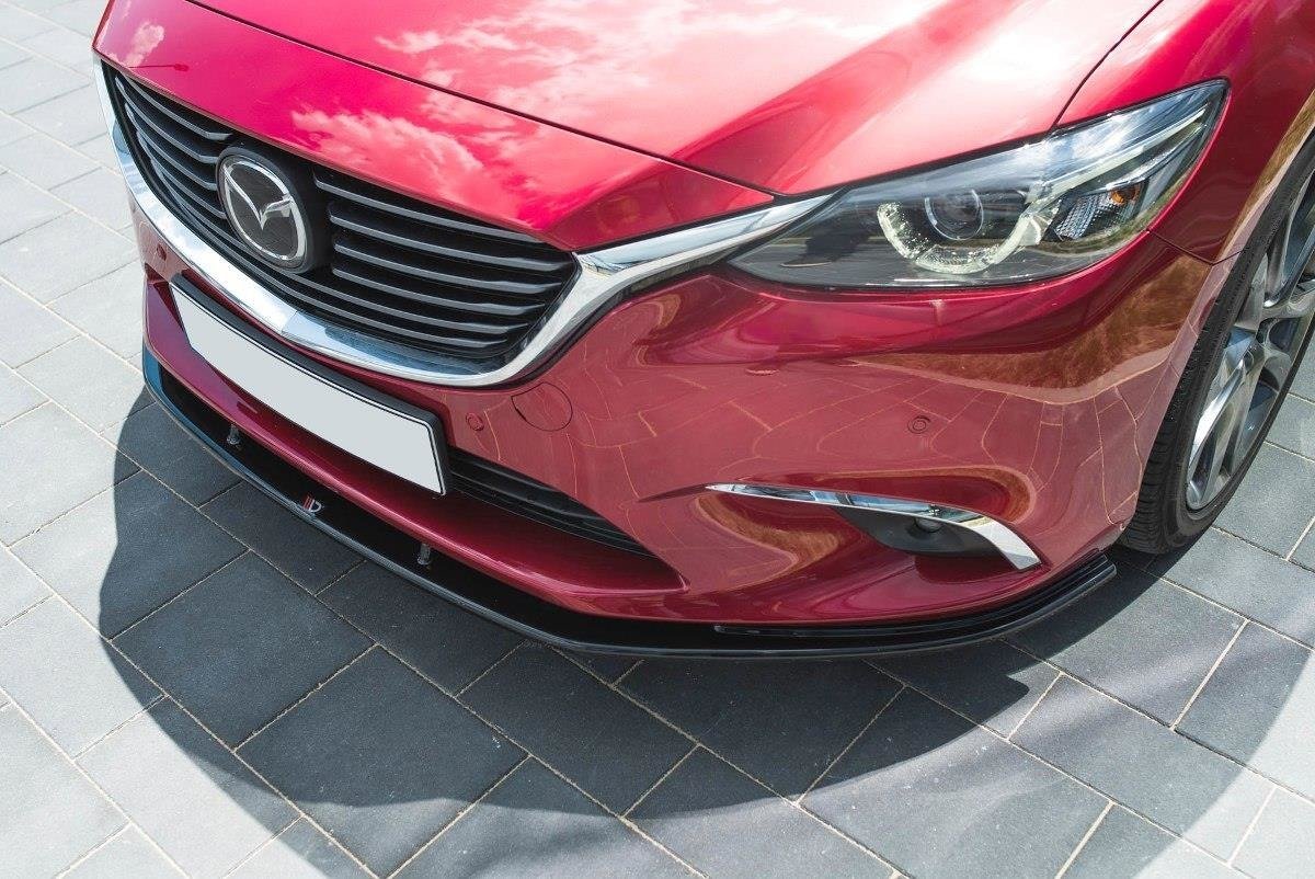 Front Ansatz V.1 für Mazda 6 GJ (Mk3) Facelift schwarz matt