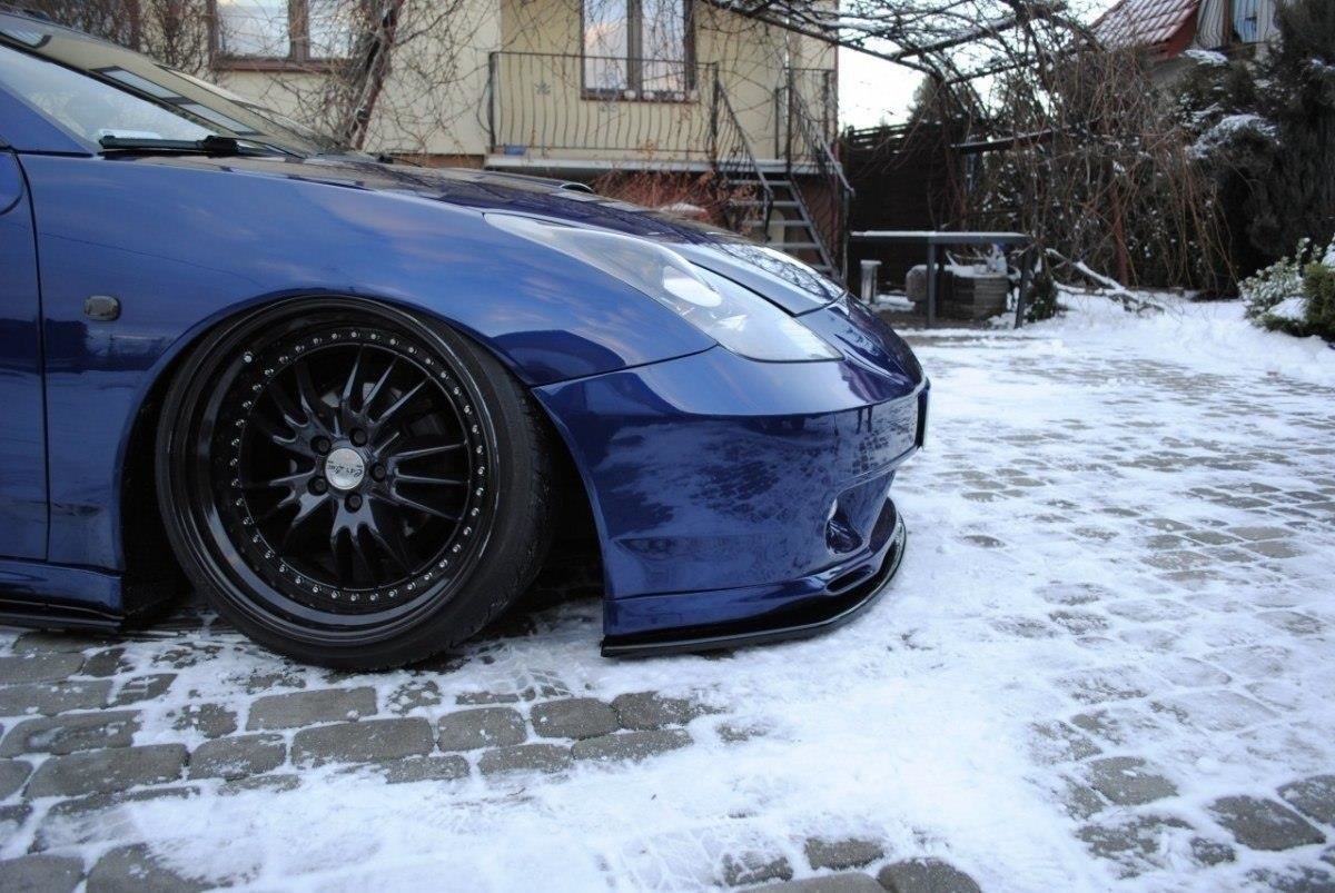 Front Ansatz für TOYOTA CELICA T23 TS vor Facelift schwarz matt