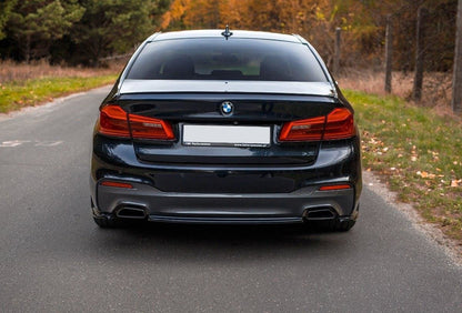 Mittlerer Diffusor Heck Ansatz für BMW 5er G30/ G31 M-Paket Carbon Look