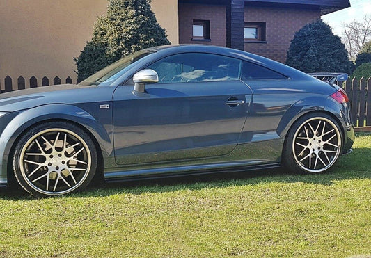 Seitenschweller Ansatz für Audi TT S / TT S-Line 8J  Carbon Look