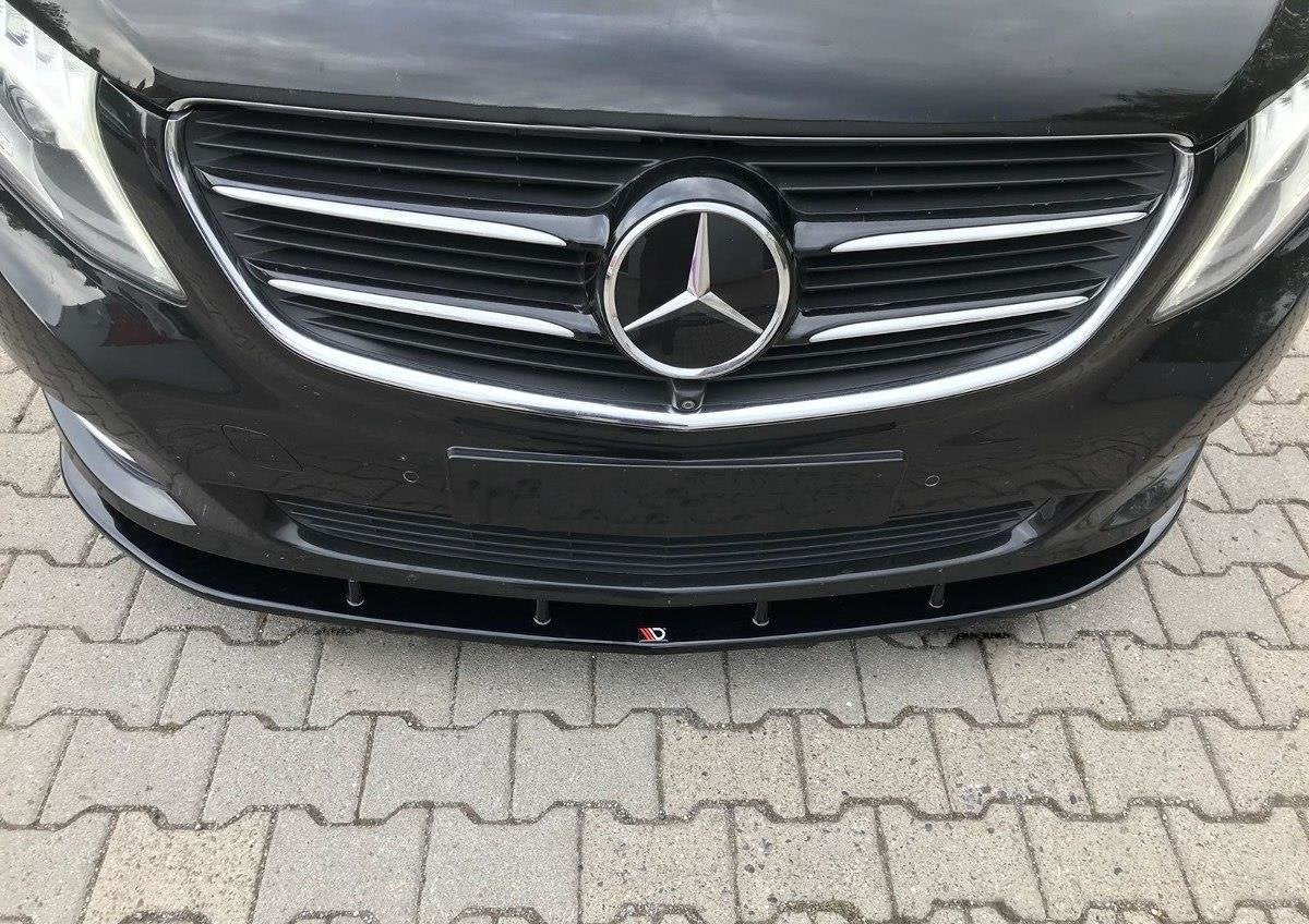 Front Ansatz für v.2 Mercedes V-Klasse W447 Carbon Look