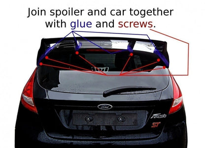 Dachspoiler Ford Fiesta MK7 (focus RS Look)