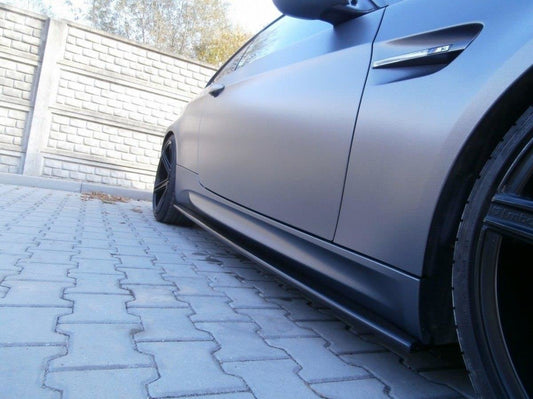 Seitenschweller Ansatz für BMW M3 E92 / E93 schwarz Hochglanz
