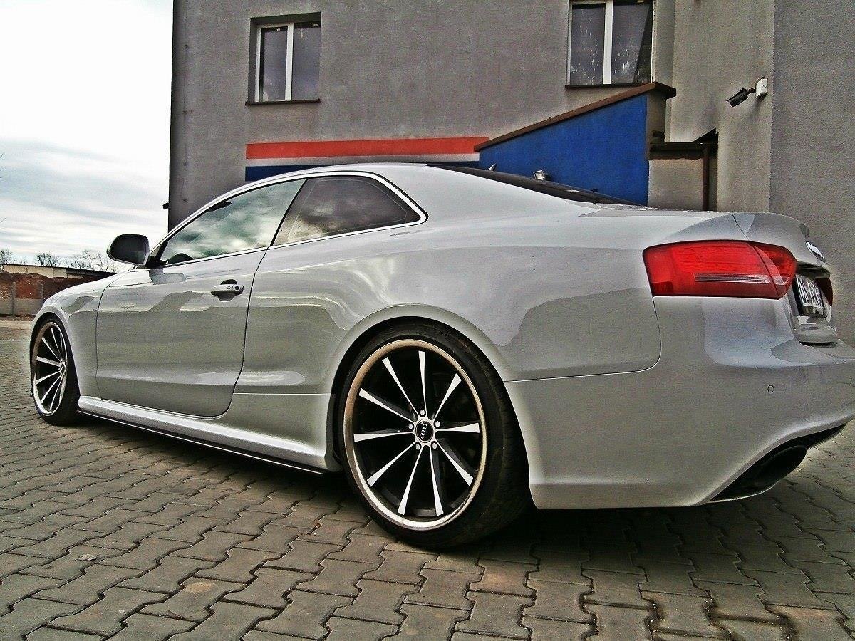 Seitenschweller Ansatz für Audi RS5 8T / 8T FL  Carbon Look