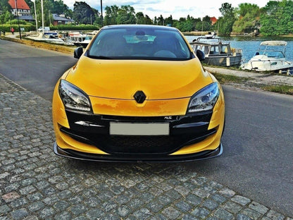 Front Ansatz für RENAULT MEGANE 3 RS v.2 schwarz Hochglanz